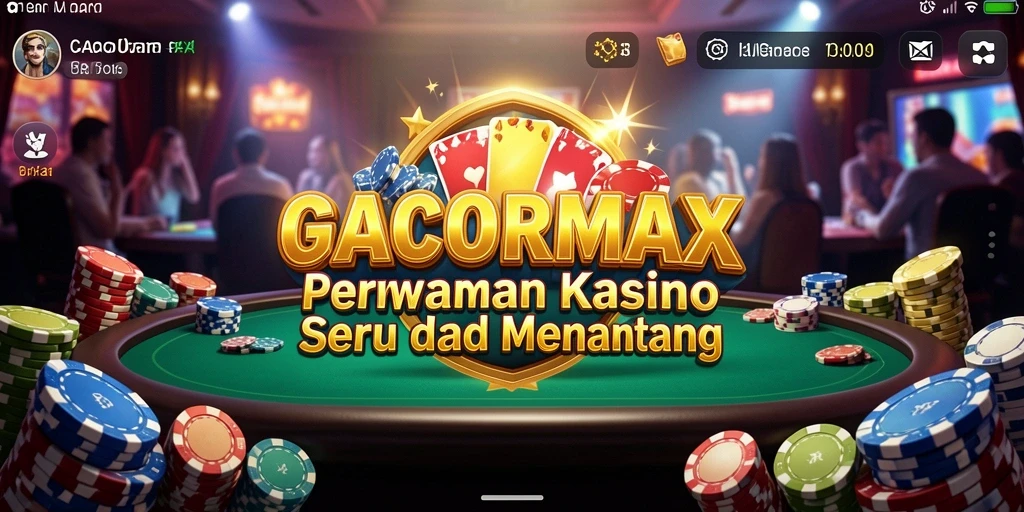 Screenshot GACORMAX dengan tampilan gameplay Kasino yang menakjubkan.