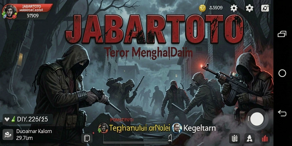 Screenshot gameplay JABARTOTO dengan suasana menegangkan dan mengerikan.