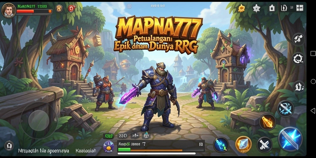 Gameplay seru dalam MAPNA777 yang menampilkan aksi RPG mendebarkan.