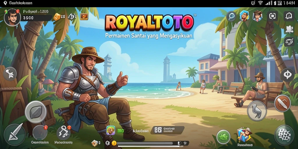 Screenshot gameplay ROYALTOTO yang menampilkan keseruan permainan.
