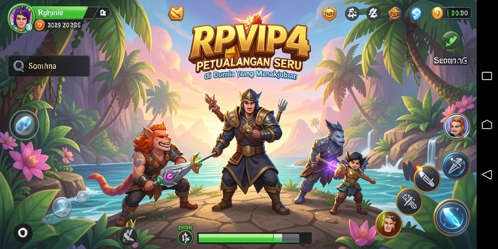 Tampilkan gameplay RPVIP4 yang menakjubkan di dunia petualangan.