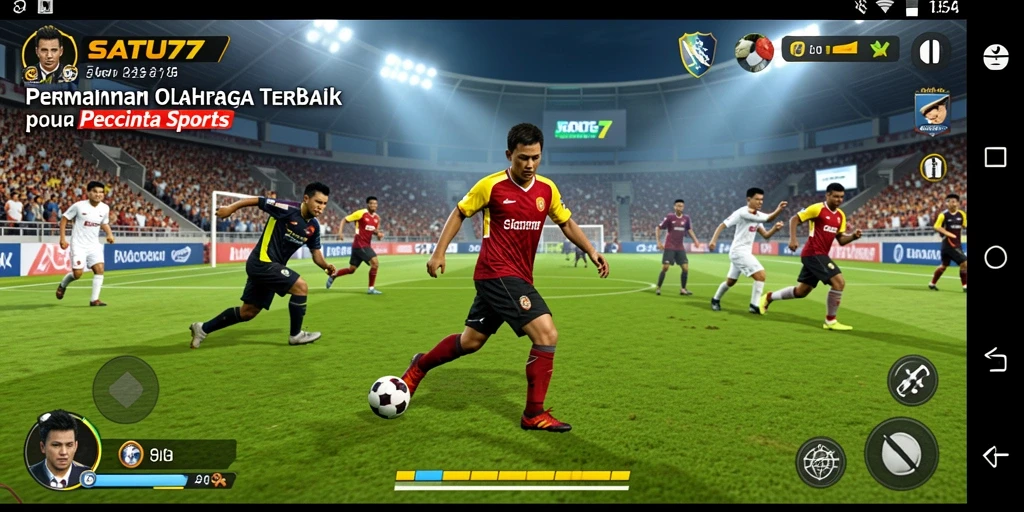 Tampilan gameplay menarik dari SATU77 yang menggambarkan aksi Sports.