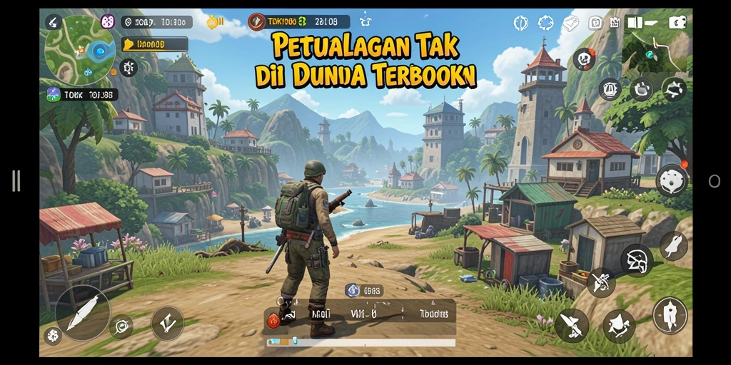 Tampilan gameplay TOKYO88 dengan dunia terbuka yang luas dan menarik.